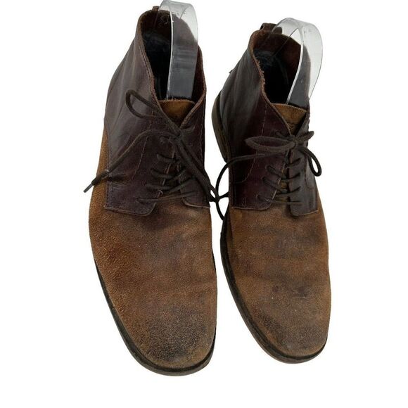 Bull Boxer Shoes Leather Mens US Size 9 Distressed Lace Up Handcrafted Brown 42 - Picture 2 of 9